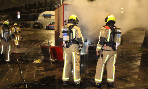 9 oktober Eetkraampje verwoest door brand Fruitweg Den Haag