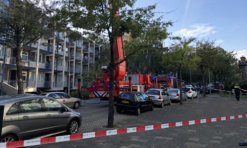 2 oktober Bewoner gewond bij felle woningbrand Randveen Den Haag