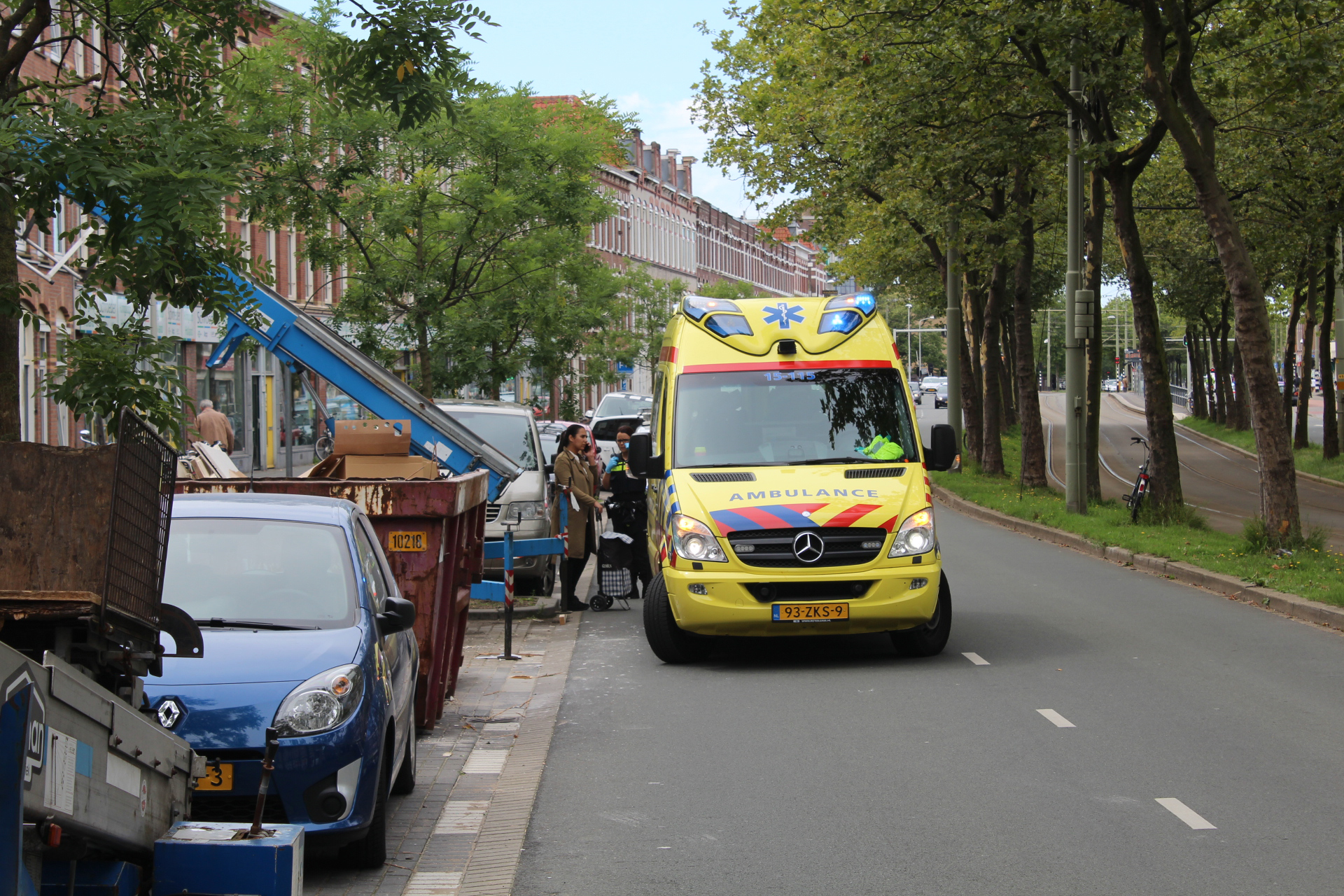 1 augustus Ongeval tussen bezorgscooter en voetganger Loosduinsekade Den Haag