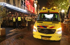Gewonde bij ongeluk bij horecagelegenheid Plein Den Haag