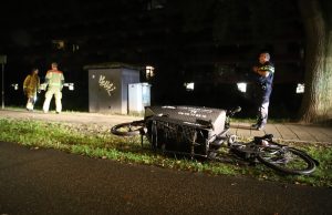 Grote inzet hulpdiensten voor verlaten bakfiets Voorhofdreef Delft