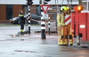Steigerplank mist fietsster op haar na Ireneboulevard Delft