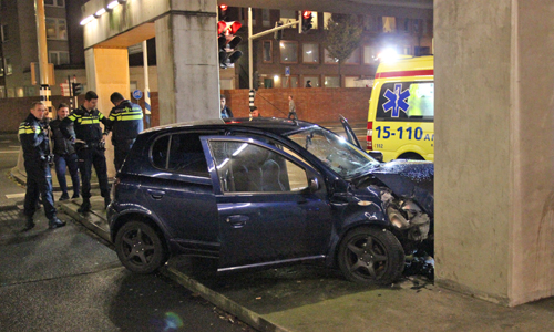 9 oktober Gewonde bij éénzijdige aanrijding Callandstraat Den Haag