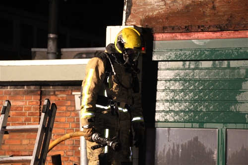 2 oktober Grote container met hout in brand gestoken Datheenstraat Den Haag