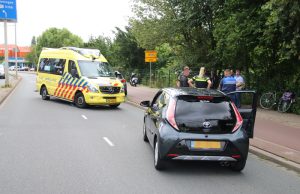 Verkeerschaos na botsing tussen fietsers bij het Hildebrandplein Den Haag