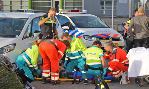 13 maart Motorrijder zwaargewond bij eenzijdig ongeval ABC Westland Poeldijk
