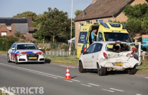 Flinke schade na kop-staart aanrijding Poeldijkseweg Monster