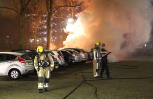 Zeven geparkeerde auto’s in brand gestoken Sint Martinuslaan Voorburg