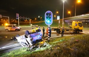 Flinke schade bij éénzijdig ongeval Laan van Delfvliet Rijswijk