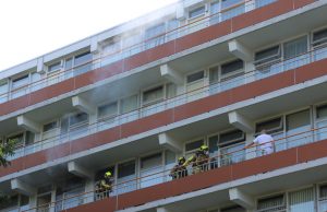 Klein brandje in keuken van woning Isaac da Costalaan Delft