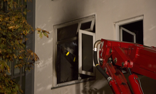 23 oktober Woning brandt volledig uit Medlerstraat Den Haag