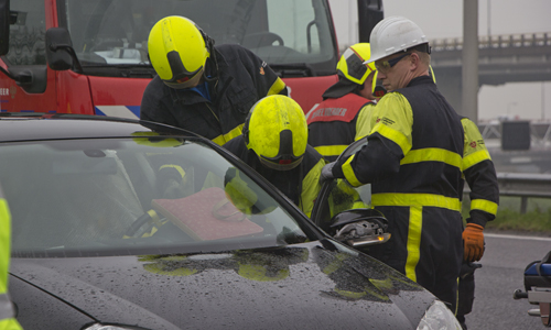 16 november Eén gewonde bij botsing fly-over A12 Den Haag
