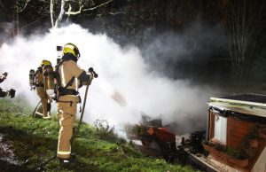 Veel schade na brand in bootje Haantje Rijswijk