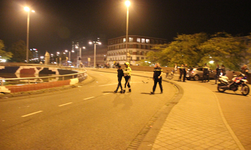 12 september Automobilist aangehouden bij flinke eenzijdige aanrijding Vaillantplein Den Haag