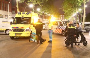Ongeval tussen twee scooter Steentijdsingel Den Haag