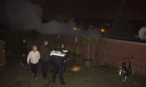 1 december Middelbrand in containerruimte Praagsingel Den Haag
