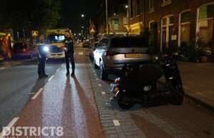 Snorfietser onder invloed en komt ten val Beeklaan Den Haag