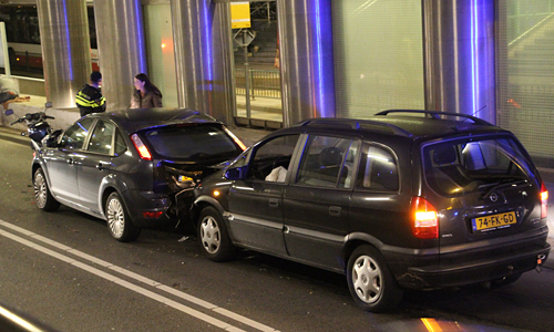 6 november Kop-staartbotsing Laan van Leidschenveen Den Haag