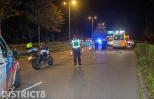 Arrestant springt uit rijdende bus Marechaussee G.K. van Hogendorpweg Rotterdam