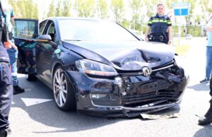 Flinke schade na ongeval Brasserskade Delft