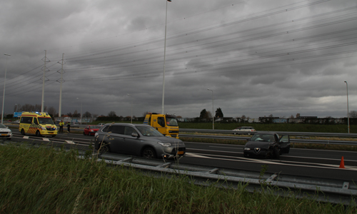 10 januari Gewonde bij aanrijding A4 Den Hoorn