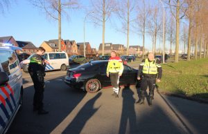 Ongeval tussen twee voertuigen Rijswijkse Waterweg Den Haag