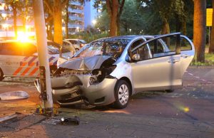 Flinke schade bij éénzijdige aanrijding Heiloostraat Den Haag