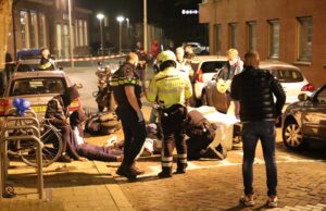 Twee gewonden na aanrijding Van Damstraat Den Haag