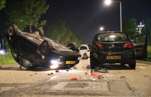 Bestuurder aangehouden na ongeval Oude Middenweg Den Haag