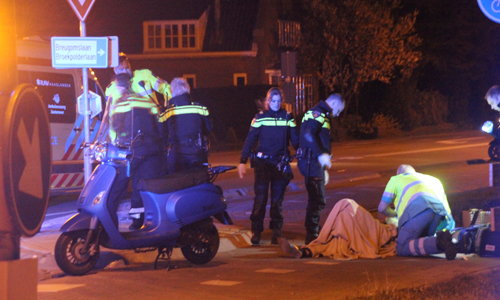 26 maart Scooterrijder zwaargewond na val Middel Broekweg Honselersdijk