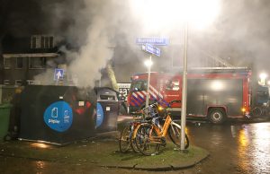 Opnieuw container in brand gestoken in Delftse wijk Vrijenban