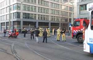 14 december Wateroverlast door geactiveerde sprinkler-installatie na brand Lage Zand Den Haag