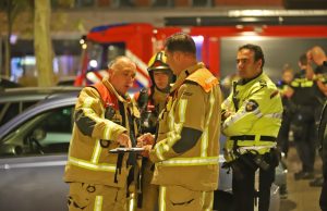 Brand in inpandige fietsenstalling, flinke schade Frits Diepenlaan Den Haag