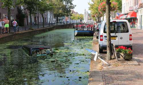 15 september Nieuwe watertaxi in de binnenstad van Delft