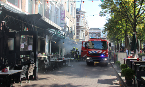 24 september Middelbrand in café zorgt voor flinke rookontwikkeling Plein Den Haag