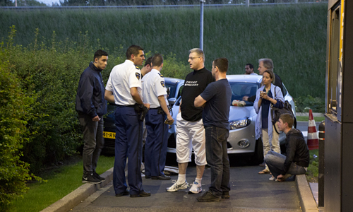 1 juni Flinke schade bij aanrijding in de McDrive Kleveringweg Delft