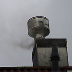 Afzuigkap in brand Noordeinde