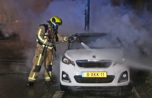 Geparkeerde auto in brand gestoken Stuwstraat Den Haag