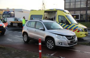 Flinke aanrijding op het Honderdland Maasdijk