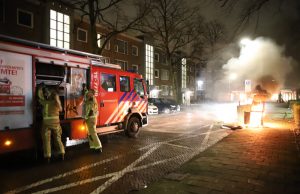 Koelkast in brand gestoken Dalerveenstraat Den Haag