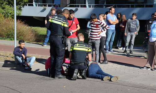 27 september Fietser gewond bij aanrijding met auto Vrederustlaan Den Haag