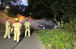 Veel schade aan voertuigen door brand Don Boscolaantje Rijswijk
