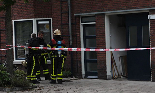 7 augustus Brandweer zoekt oorzaak gaslucht Westplantsoen