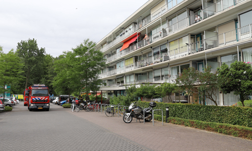 24 juni Brand in aanleunwoningen Prelude Chopinlaan Delft
