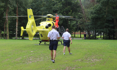 26 juli MMT vliegt uit voor medische noodsituatie behandelcentrum Fenny ten Boschstraat Den Haag