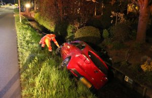 Automobilist aangehouden na te water raken Heenweg ‘s-Gravenzande