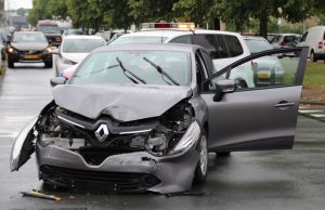 Wéér een ongeluk op de Kerketuinenweg Den Haag