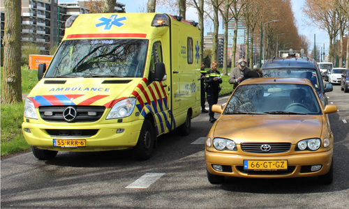 28 april Kop-staart aanrijding tussen vier voertuigen Prinses Beatrixlaan Rijswijk
