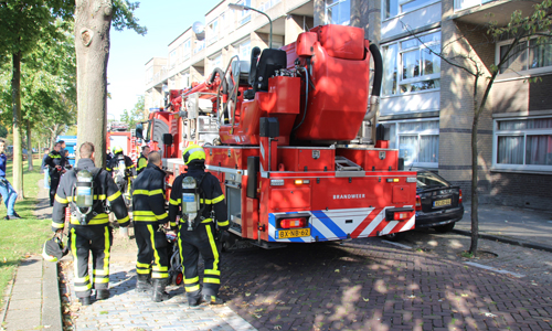 16 oktober Brand in portiekwoning Noordpolderkade Den Haag