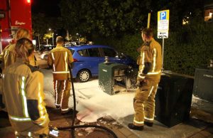 Piepende rookmelder in container houdt buurtbewoners wakker Toon Dupuisstraat Den Haag